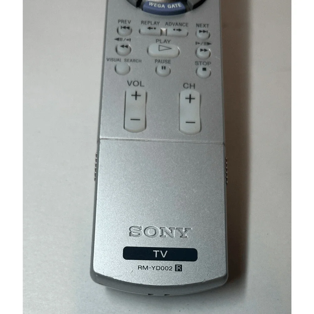 Sony Television Replacement Universal Silver Remote Control Model RM-Yd002